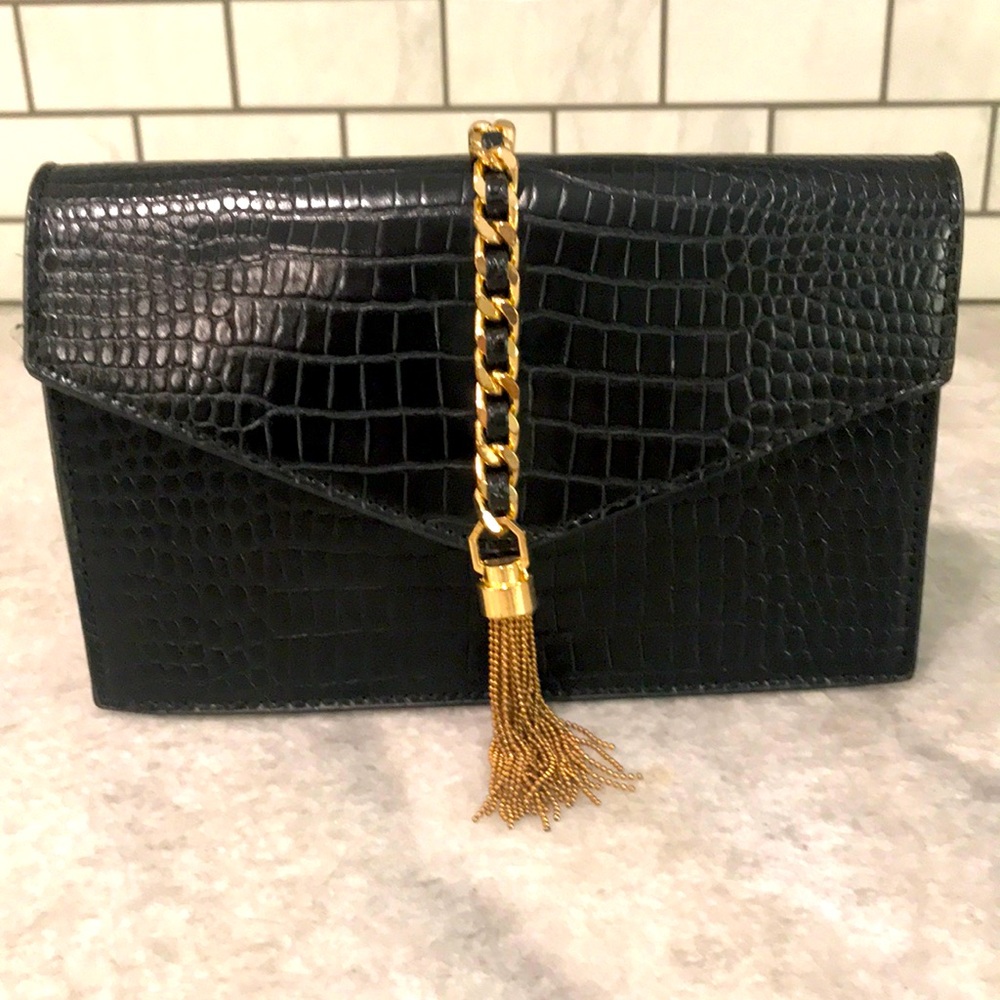 Madison‎ West Bag Clutch Womens Moc Croc-Embossed Purse Classic